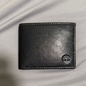 Timberland Classic Black Leather Card Holder